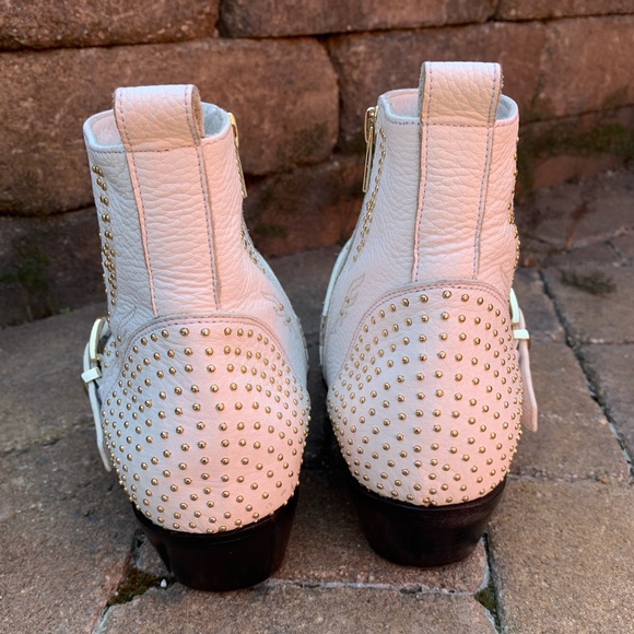 Anine Bing White Penny Boots, Sz 39 EU, 8 US - Picture 4 of 10